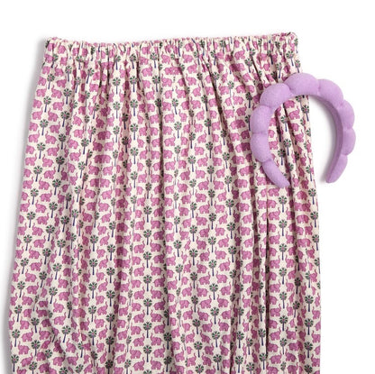 Lucky Elephant Spa Time Headband and Snap Closure Wrap Towel Set - Terrycloth