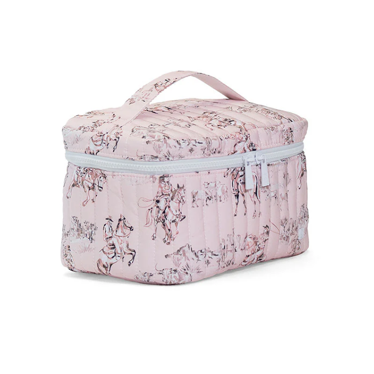 TRVL Design Quilted Train Set in Cowgirl Toile