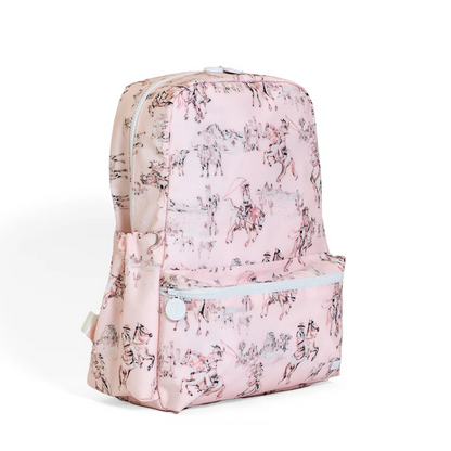 TRVL Design Backpacker Backpack in Cowgirl Toile