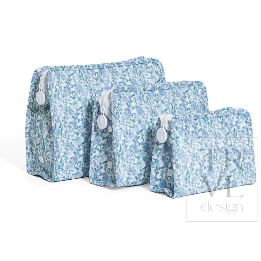 TRVL Design Roadie Small Zip Pouch - Hamptons Floral