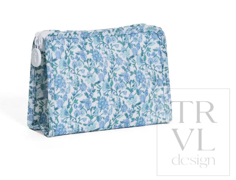 TRVL Design Roadie Small Zip Pouch - Hamptons Floral