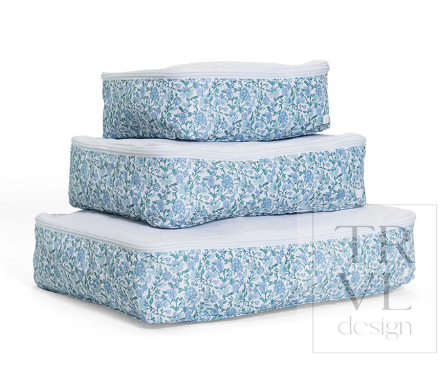TRVL Design Luxe Packing Squad Packing Cubes - Hamptons Floral