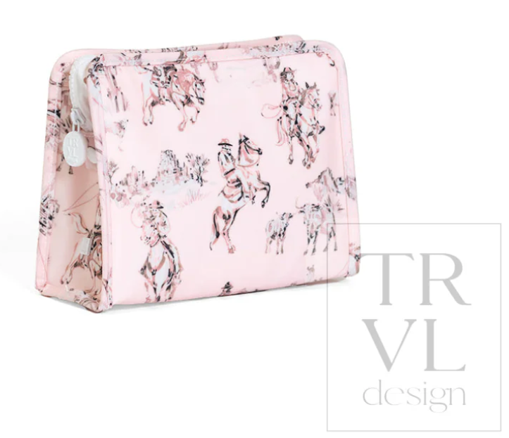 TRVL Design Roadie Medium Zip Pouch - Cowgirl Toile