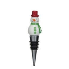 Painted Glass Holiday Icon Wine Stoppers, 8 Styles