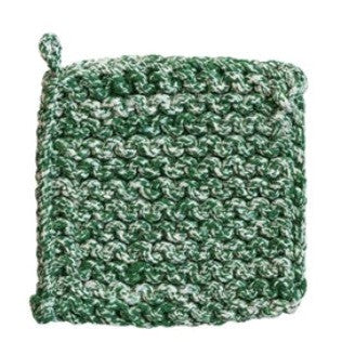 Melange Cotton Crocheted Pot Holder, 3 Styles