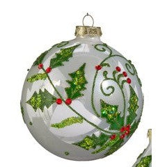 4" HOLLY LEAF ORNAMENT