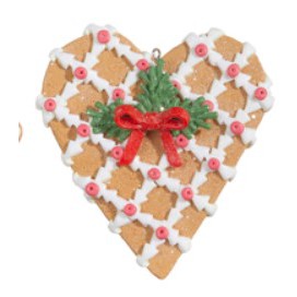 5" HOLIDAY GINGERBREAD ORNAMENT