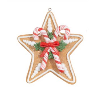 5" HOLIDAY GINGERBREAD ORNAMENT