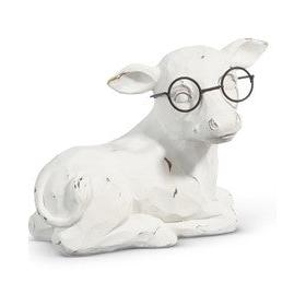 7" Cow with Glasses