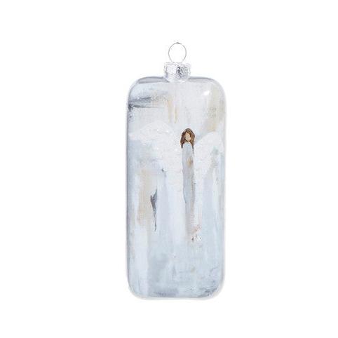 6" Angel Rectangle Ornament