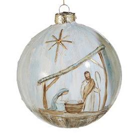 5" Holy Night Ball Ornament