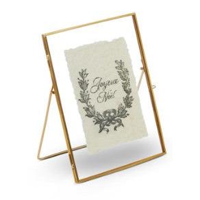 8" French Holiday Framed Art
