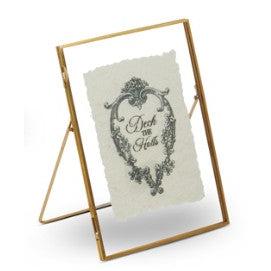 8" French Holiday Framed Art