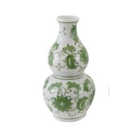 Hand-Painted Stoneware Vase with Floral Design, 3 Styles