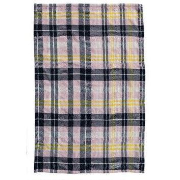 Plaid Woven Recycled Microfiber Tea Towel - Brushed Softness (4 Styles)