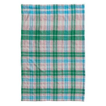 Plaid Woven Recycled Microfiber Tea Towel - Brushed Softness (4 Styles)