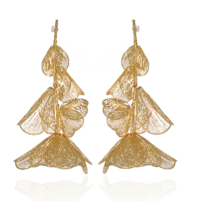 Anuja Tolia 3D Botanical Earrings