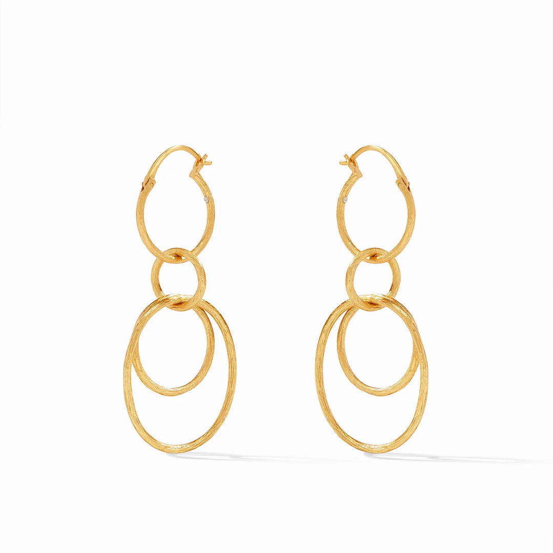 Simone 3-in-1 Earring Gold