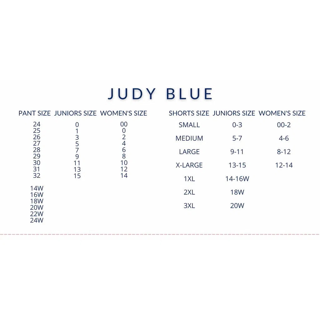 Judy Blue High Waisted Tummy Control Classic Straight - Black