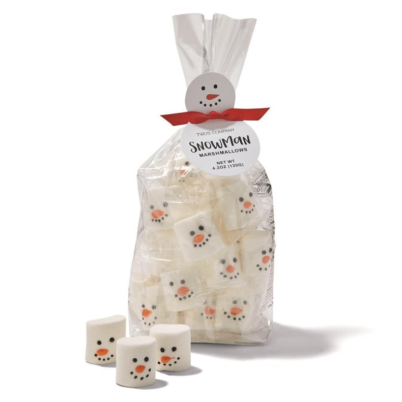 Snowman Marshmallow Candy in Gift Bag (each candy piece is individually wrapped)