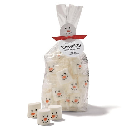 Snowman Marshmallow Candy in Gift Bag (each candy piece is individually wrapped)