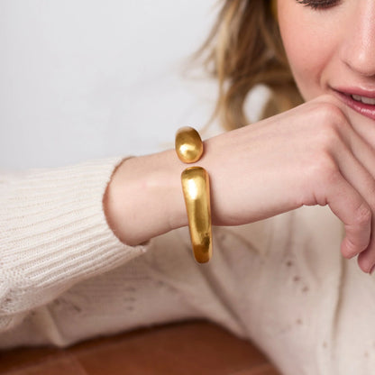 Solara Demi Cuff - Gold