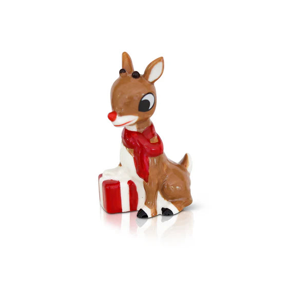 Nora Fleming Rudolph, the Red-Nosed Reindeer mini