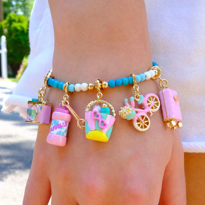 Gold Beach Bag Charm