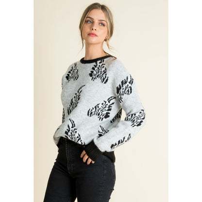 Zebra Head Sweater