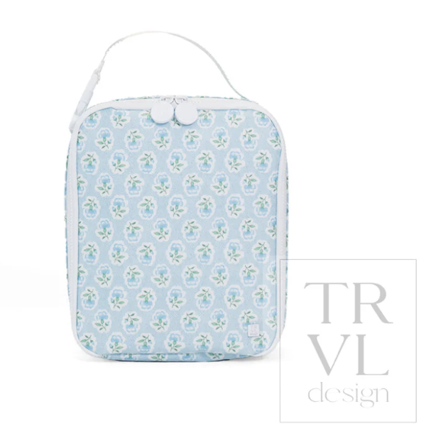 TRVL Design Lunch Box - Petite Fleur Blue
