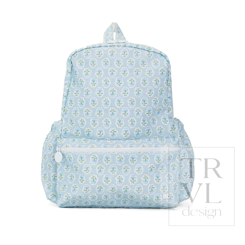 TRVL Design Backpacker - Petite Fleur Blue
