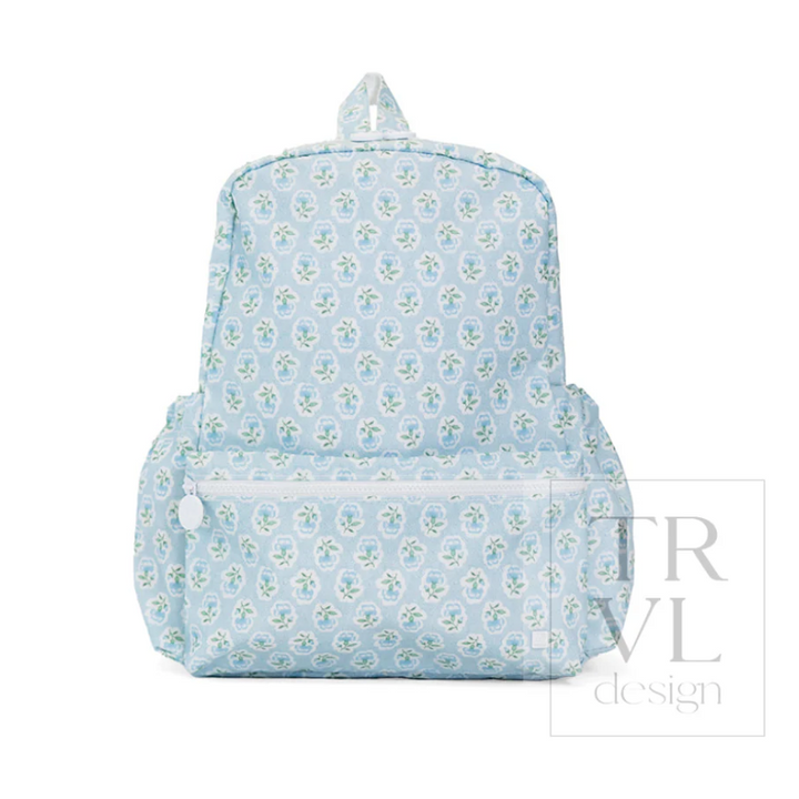 TRVL Design Backpacker - Petite Fleur Blue