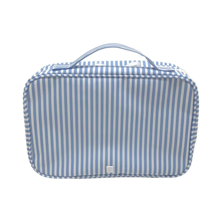 TRVL Design Bundle Up2 Hanging Toiletry Bag - Pimlico Stripe Chambray