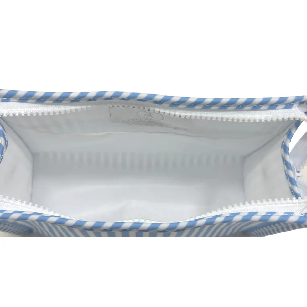 Roadie Large Zip Pouch - Pimlico Stripe Chambray