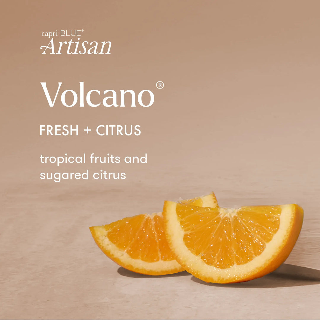 Capri Blue Volcano Terrazza Velluto Signature Candle - Tinted, Fragrance Notes | Bella Gifts from the Heart
