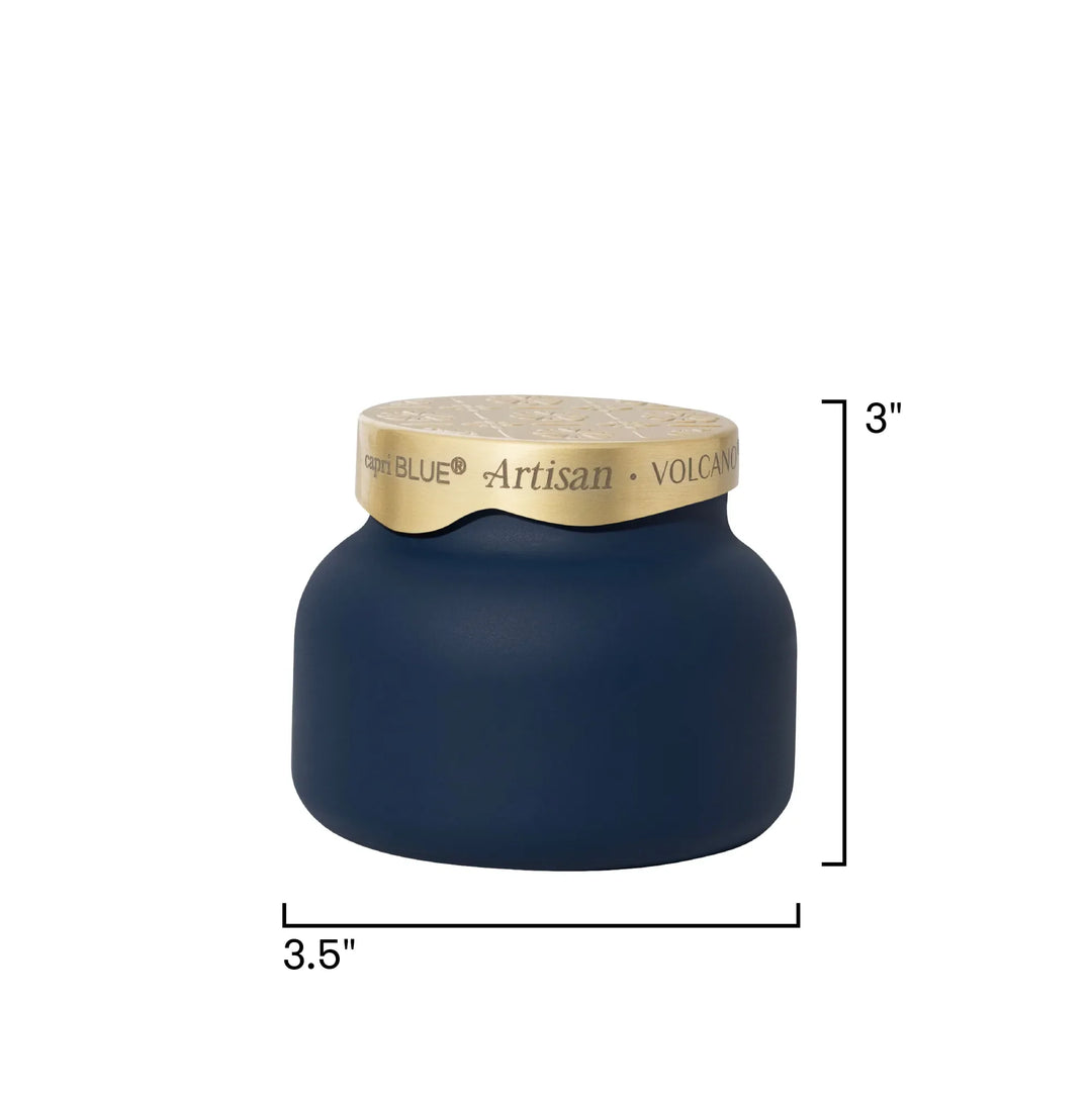 Capri Blue Volcano Terrazza Velluto Petite Candle, Dimensions | Bella Gifts from the Heart