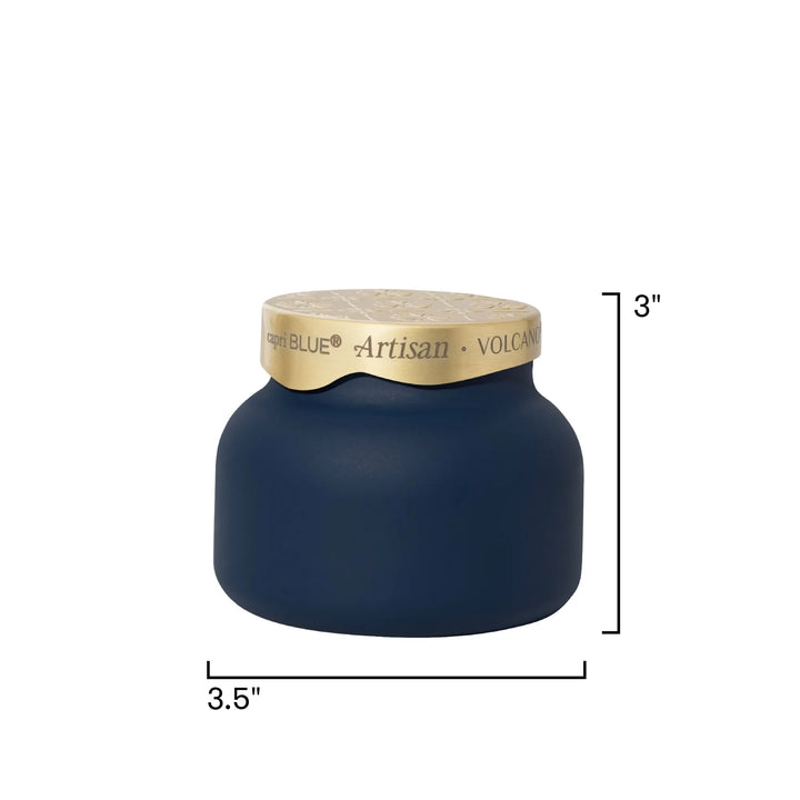 Capri Blue Volcano Terrazza Velluto Petite Candle, Dimensions | Bella Gifts from the Heart
