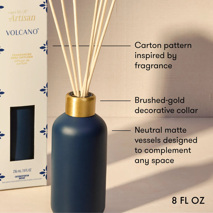 Capri Blue Volcano Terrazza Velluto Reed Diffuser, Product Details | Bella Gifts from the Heart