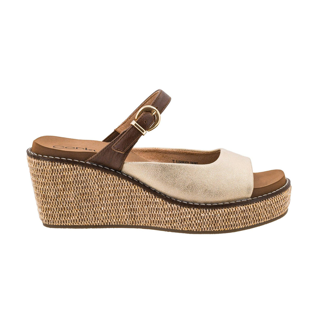 Corkys Treat Yourself Wedge - Gold Combo
