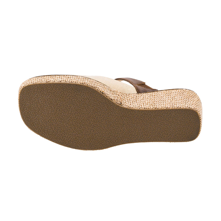 Corkys Treat Yourself Wedge - Gold Combo
