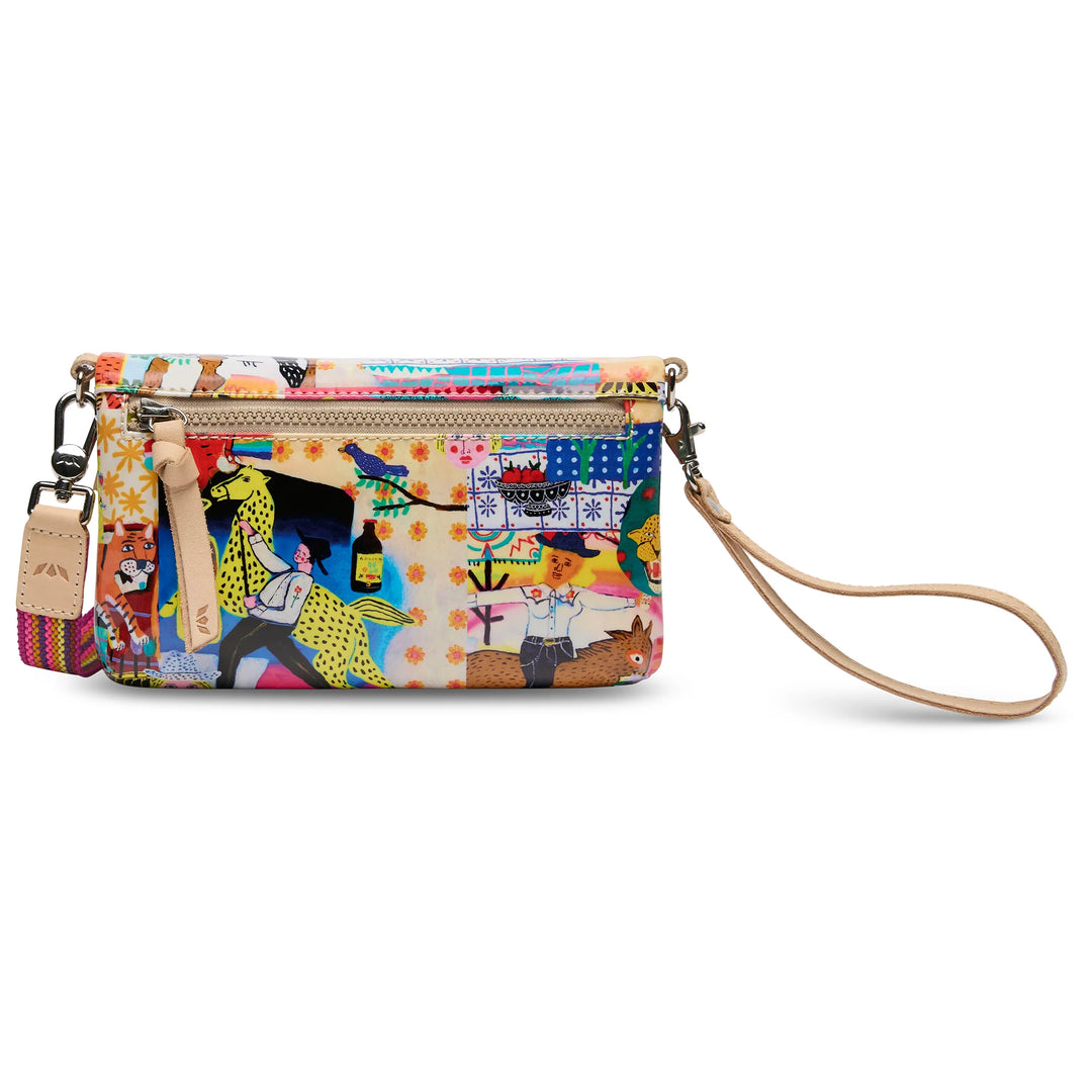 Consuela Colin Uptown Crossbody - 3-Zipper Artist Print Bag | ConsuelaCloth™