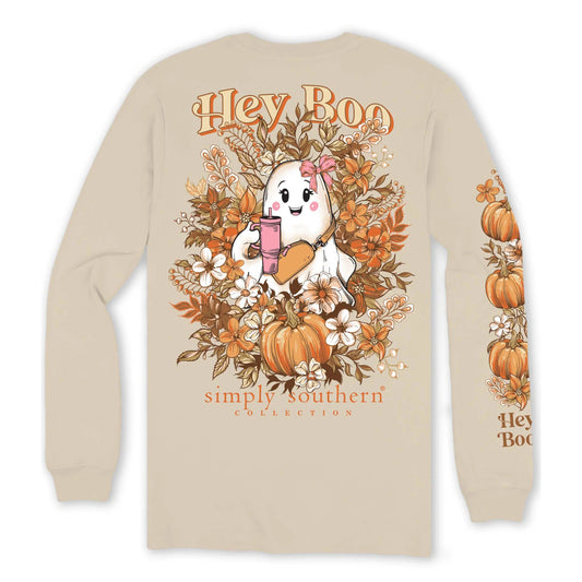 Boo Whisper Adult Long Sleeve Shirt