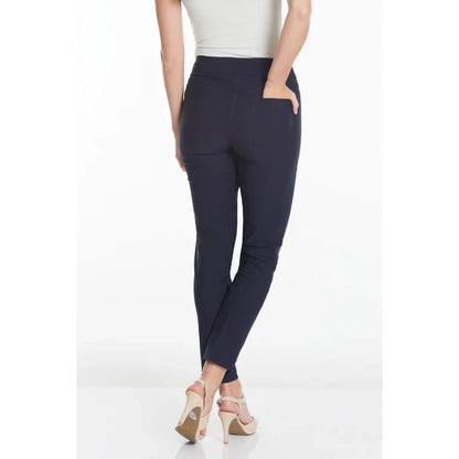 Pull-On Ankle Pant w/Real Front & Back Pockets - Midnight