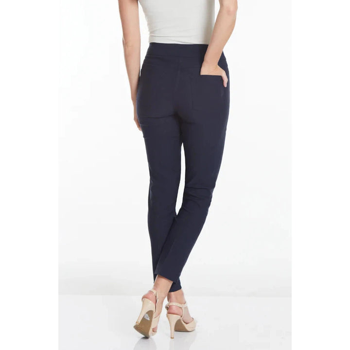 Pull-On Ankle Pant w/Real Front &amp; Back Pockets - Midnight