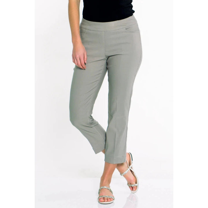Pull-On Crop Pant With Real Front &amp; Back Pockets - Nickel