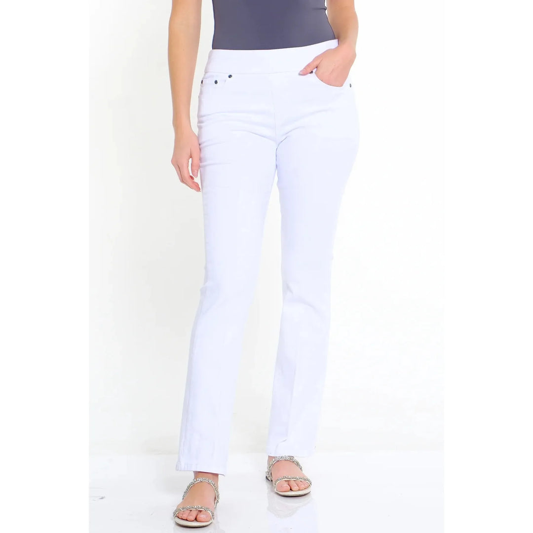 SlimSation Denim Ankle Jean - White