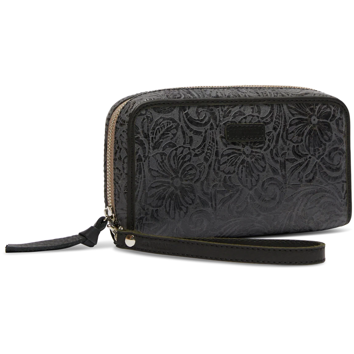 Steely Wristlet Wallet