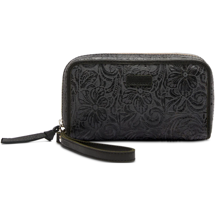 Steely Wristlet Wallet