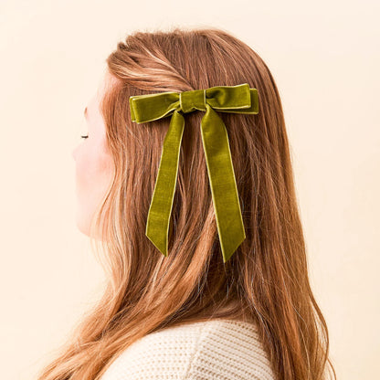 Holiday Velvet Hair Bow