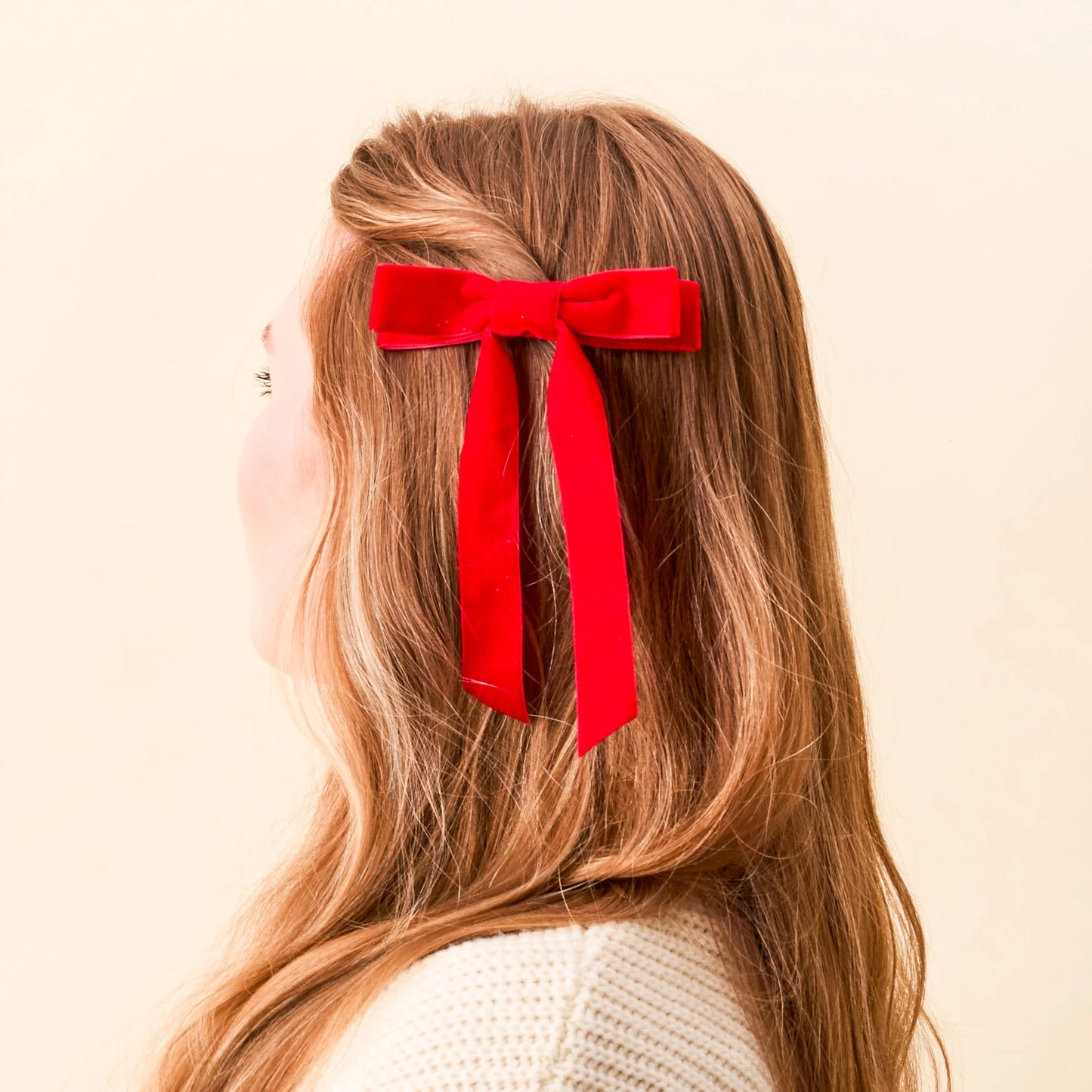 Holiday Velvet Hair Bow